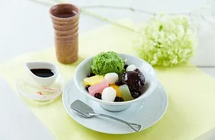 京抹茶あんみつ